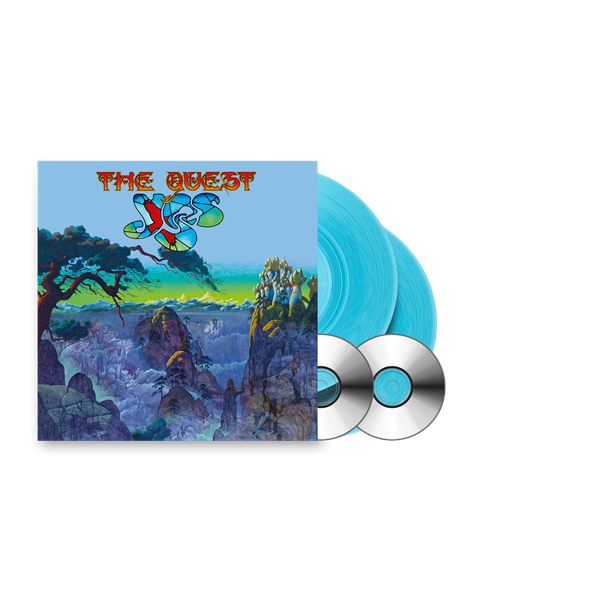 YES - The Quest. Ltd Ed. Gatefold transparent. light blue 2LP+2CD & LP